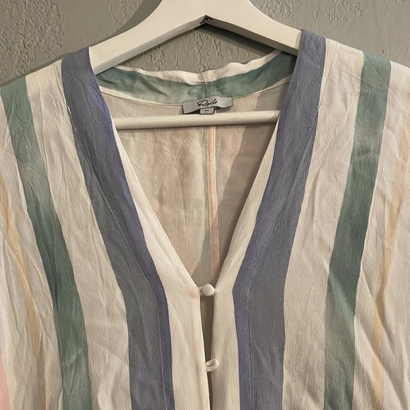 Rails Top M Thea Pastel Watercolor Stripe - Picture 5 of 10